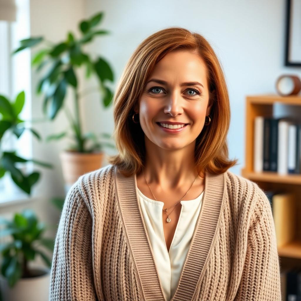 Portrait of Dr. Sanne — A calm listening ear when things feel heavy.