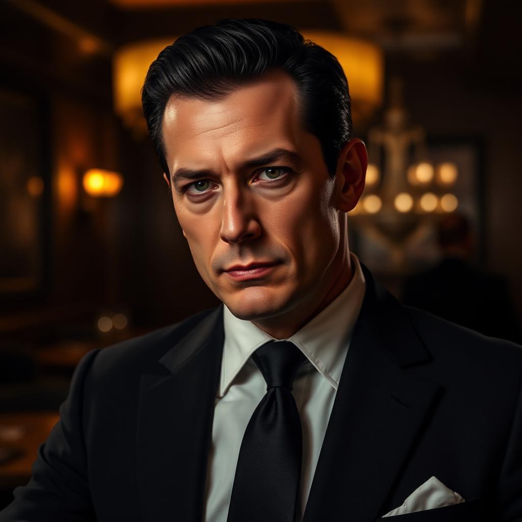 Portrait of Agent Blackwood — Secret agent with a mission for you.