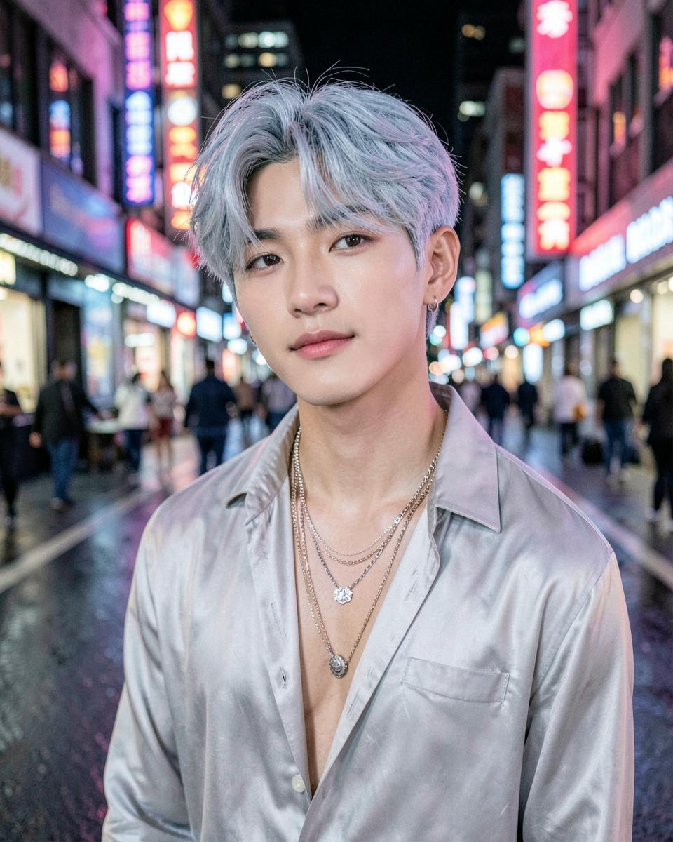 Portrait of Jae-min — K-pop idol who sees you in secret