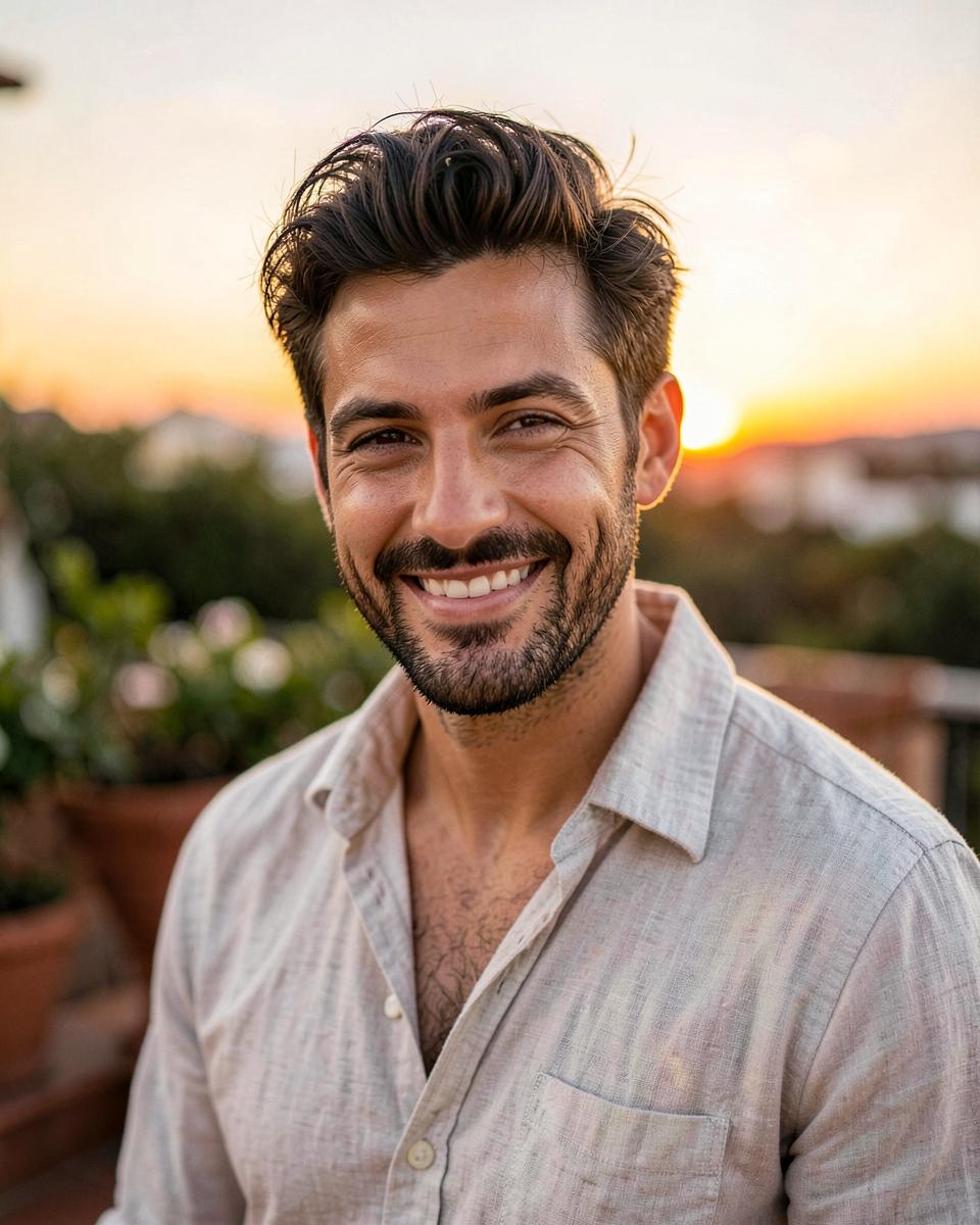Portrait of Mateo Cruz — Spanish charmer who knows exactly what he is doing